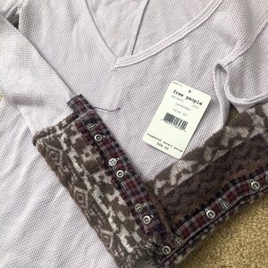 Free People NWT Thermal Long sleeve!